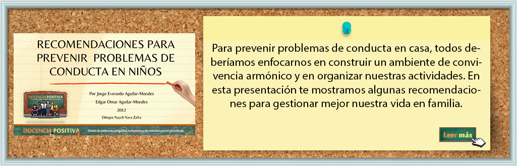 Recomendaciones para prevenir problemas de conducta